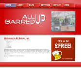 The All Barred Up Website designed by CDS Web Design based in Ross-on-Wye, Herefordshire