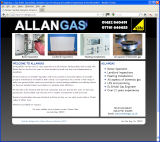 The Allan Gas website, designed by CDS Web Design based in Ross-on-Wye, Herefordshire