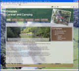 Elmsdale Camping and Caravan website, designed by CDS Web Design based in Ross-on-Wye, Herefordshire
