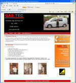 The Gas tec Website, designed by CDS Web Design based in Ross-on-Wye, Herefordshire