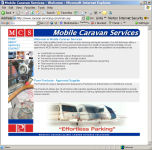 The Mobile Caravan Servicing Website, designed by CDS Web Design based in Ross-on-Wye, Herefordshire