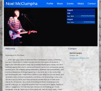 The Noel McClumpha Website, designed by CDS Web Design based in Ross-on-Wye, Herefordshire